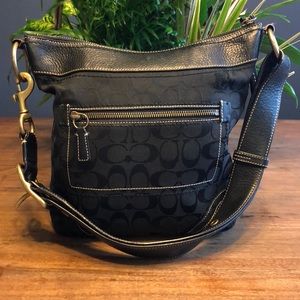 Authentic black coach purse